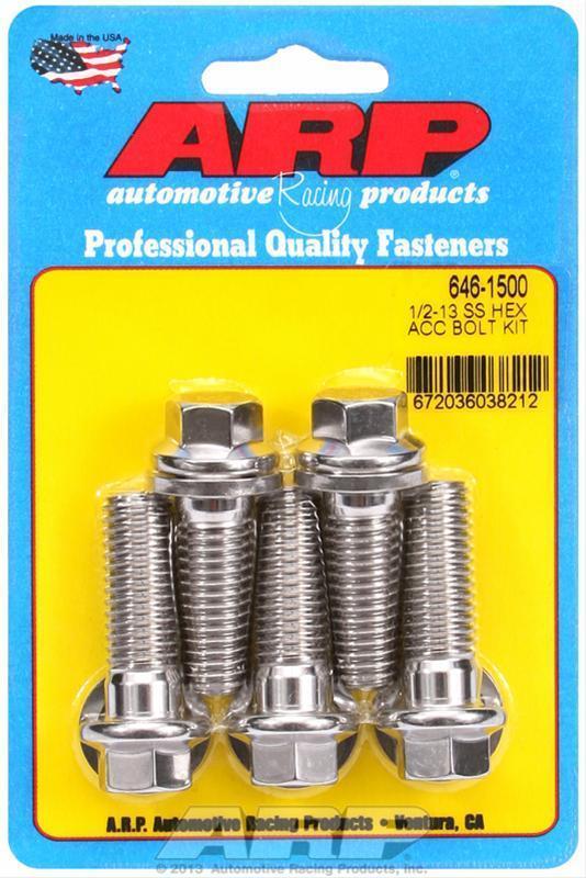 ARP 646-1500 1/2-13 X 1.500 Hex SS Bolts