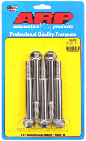 ARP 646-4000 1/2-13 X 4.000 Hex SS Bolts