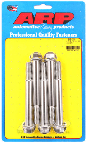 ARP 646-4250 1/2-13 X 4.250 Hex SS Bolts