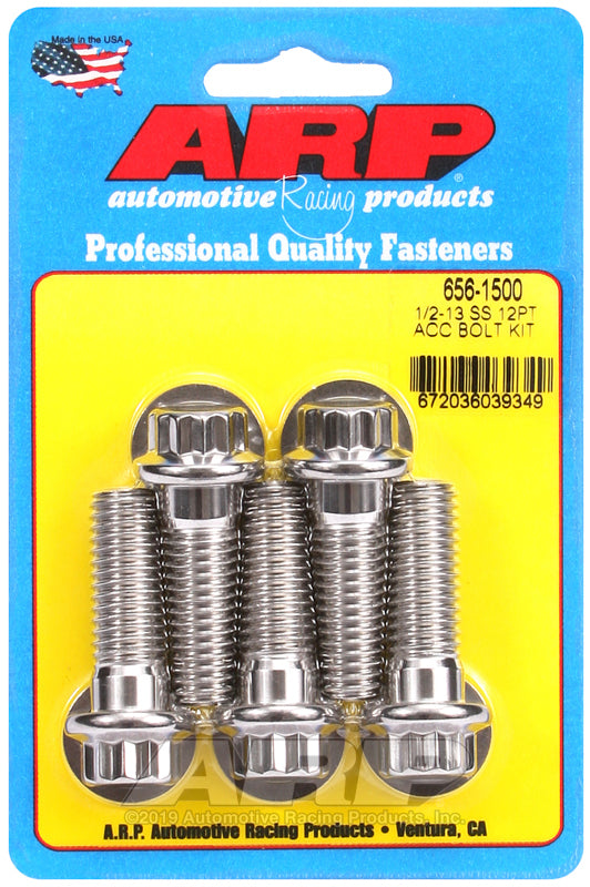 ARP Fasteners ARP656-1500 656-1500 1/2-13 X 1.500 12PT SS Bolts