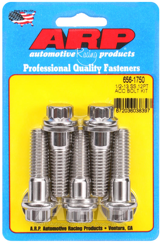 ARP 656-1750 1/2-13 X 1.750 12PT SS Bolts