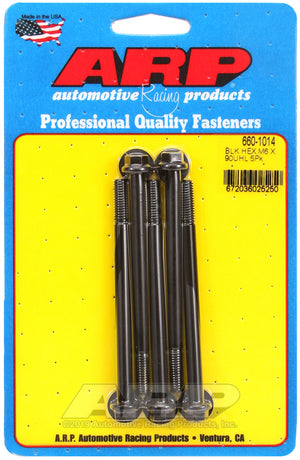 ARP 660-1014 M6 X 1.00 X 90 Hex Black Oxide Bolts