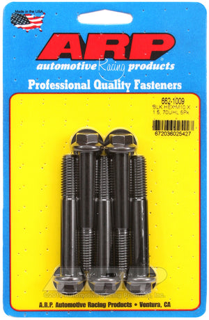 ARP 662-1009 M10 X 1.50 X 70 Hex Black Oxide Bolts