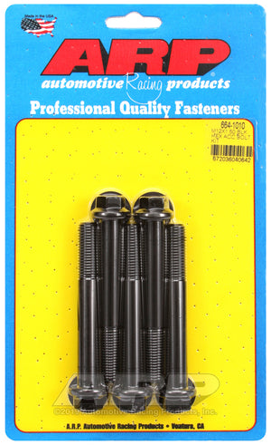 ARP 664-1010 M12 X 1.50 X 90 Hex Black Oxide Bolts
