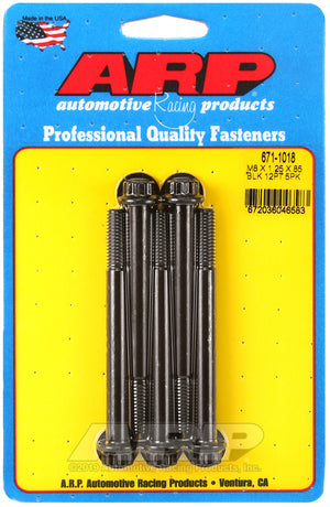 ARP 671-1018 M8 X 1.25 X 85 12PT Black Oxide Bolts
