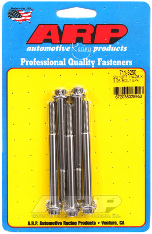 ARP 711-3250 1/4-28 X 3.250 12PT SS Bolts