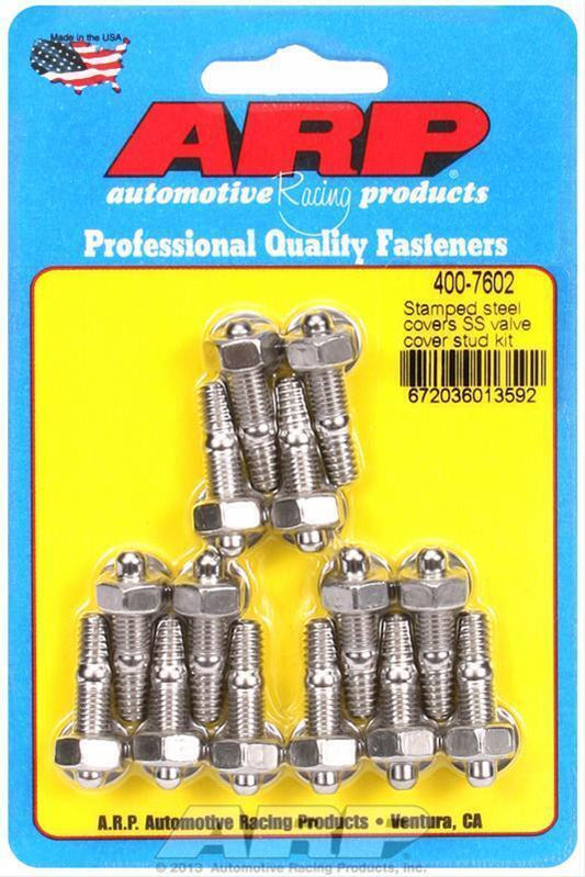 ARP Fasteners ARP4007602 400-7602 Chev 454 Valve Cover Stud Kit Stainless 1/4"-20