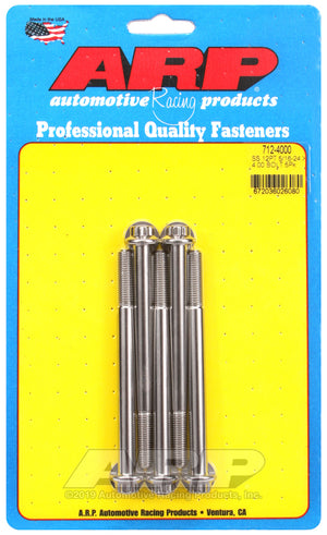 ARP 712-4000 5/16-24 X 4.000 12PT SS Bolts