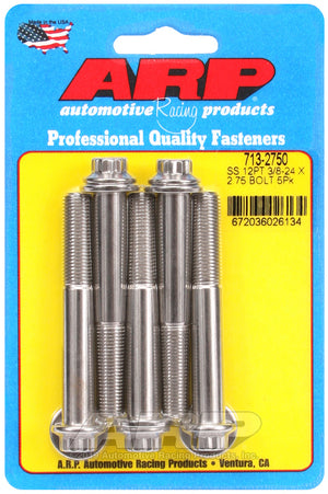 ARP 713-2750 3/8-24 X 2.750 12PT SS Bolts