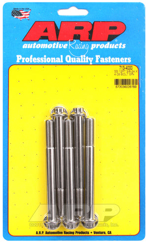 ARP Fasteners ARP713-4000 713-4000 3/8-24 X 4.000 12PT SS Bolts