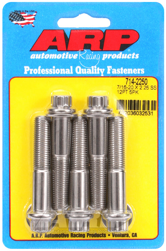 ARP 714-2250 7/16-20 X 2.250 12PT SS Bolts