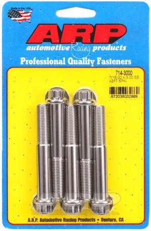 ARP 714-3000 7/16-20 X 3.000 12PT SS Bolts