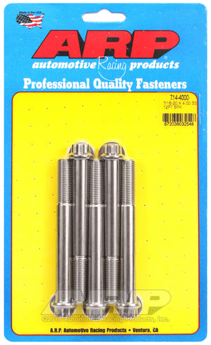 ARP 714-4000 7/16-20 X 4.000 12PT SS Bolts