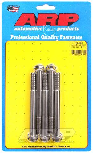 ARP 723-4000 3/8-24 X 4.000 Hex SS Bolts
