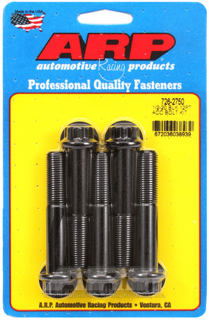 ARP 726-2750 1/2-20 X 2.750 12PT Black Oxide Bolts