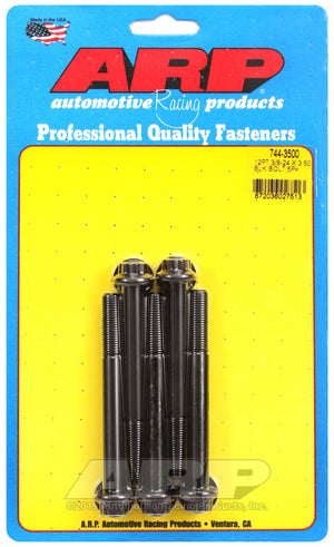 ARP 744-3500 3/8-24 X 3.500 12PT 7/16 Wrenching Black Oxide Bolts