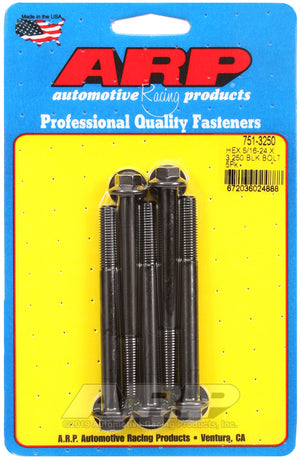 ARP 751-3250 5/16-24 X 3.250 Hex Black Oxide Bolts