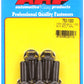 ARP 752-1000 3/8-24 X 1.000 Hex Black Oxide Bolts