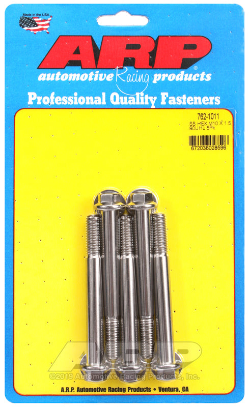 ARP 762-1011 M10 X 1.50 X 90 Hex SS Bolts