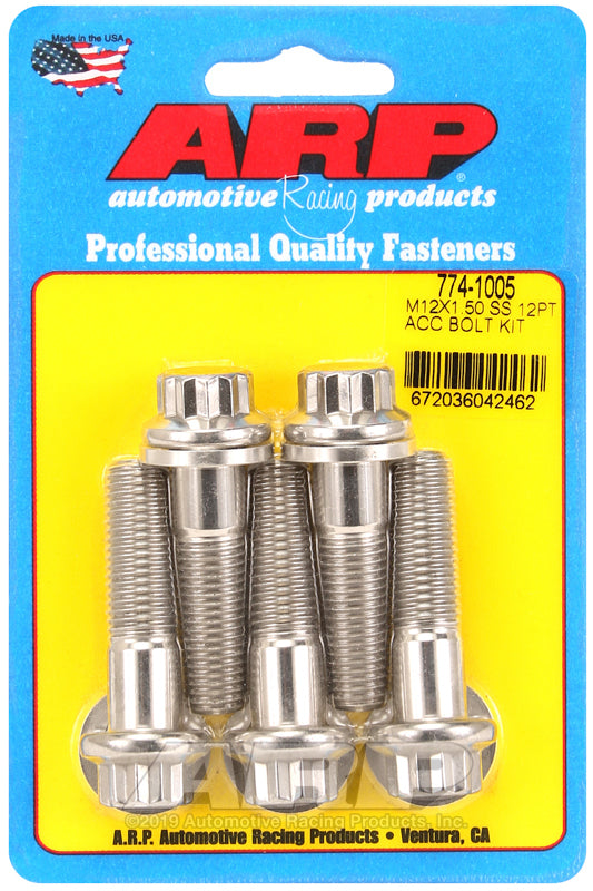 ARP 774-1005 M12 X 1.50 X 45 12PT SS Bolts