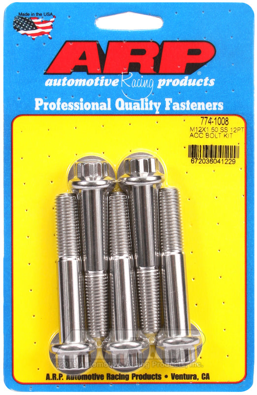 ARP 774-1008 M12 X 1.50 X 70 12PT SS Bolts