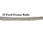 American Stamping Corporation ASC10132 Replacement 1932 Ford Stamped Steel Frame Rails 6" x 12" x 149" - 10 Gauge