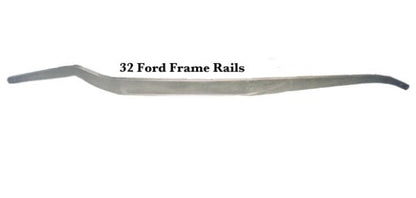 American Stamping Corporation ASC10132 Replacement 1932 Ford Stamped Steel Frame Rails 6" x 12" x 149" - 10 Gauge