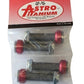Astro Titanium AST-1149 Steel Bolt Kit Button Head suit Draglink/Tie Rod Full Thread w/ Spacers