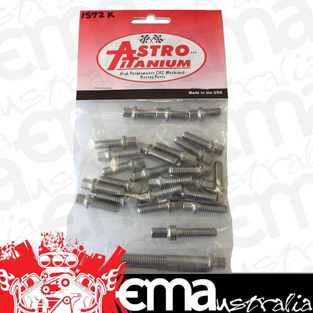 Astro Titanium AST-1572K Titanium Bolt Kit suit Power Steer Fuel Pump & Injection Stacks