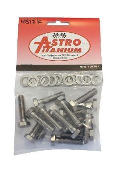 Astro Titanium AST-4512K Beadlock Rim Bolt Kit 5/16"-18 Thread 1.250" Long 32Pce