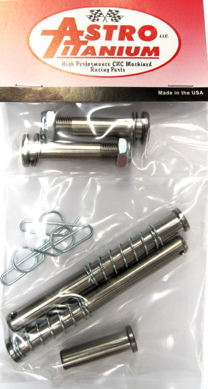 Astro Titanium AST-955K Titanium Pins suit Jacobs Ladder Q-R Pins 12 Piece