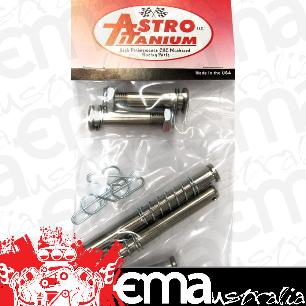Astro Titanium AST-955K Titanium Pins suit Jacobs Ladder Q-R Pins 12 Piece
