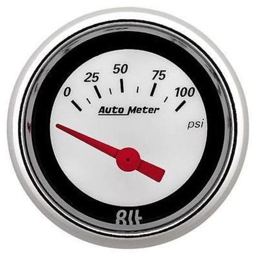 AutoMeter AU1127 MCX 2-1/16" Elec Oil Pressure Gauge 0-100 PSI
