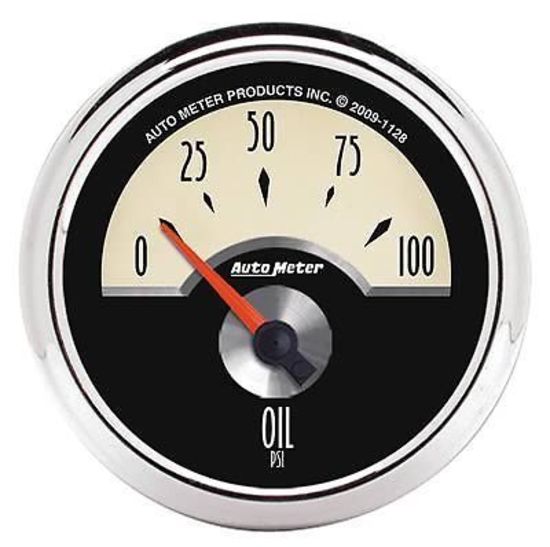 AutoMeter | AU1128 | Cruiser 2-1/16" Elec Oil Pressure Gauge 0-100 PSI