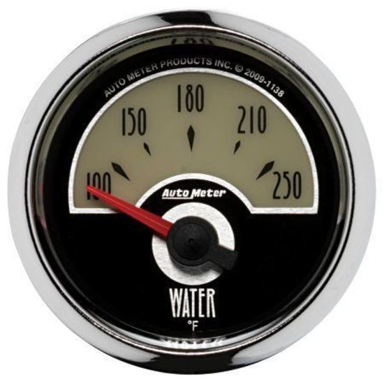 AutoMeter AU1138 Cruiser 2-1/16" Elec Water Temperature Gauge 100-250¶øF