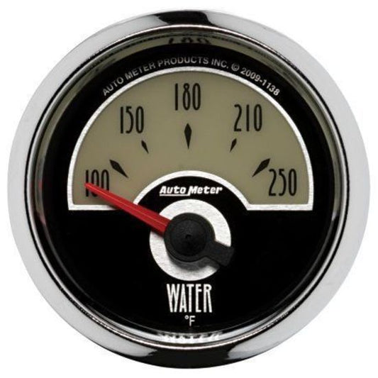 AutoMeter AU1138 Cruiser 2-1/16" Elec Water Temperature Gauge 100-250F