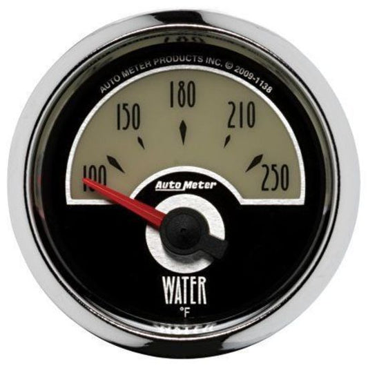 AutoMeter AU1138 Cruiser 2-1/16" Elec Water Temperature Gauge 100-250¶øF