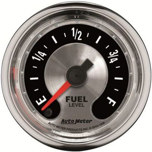 AutoMeter AU1209 American Muscle Fuel Level Gauge 2-1/16" Full Sweep Elec Programmable 0-280 OHMS