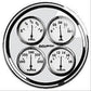 AutoMeter AU1210 Old Tyme White II 5" Quad Gauge Water Temp Fuel Oil Press Volts