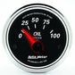 AutoMeter AU1228 Designer Black II 2-1/16" Oil Pressure Gauge 0-100 PSI