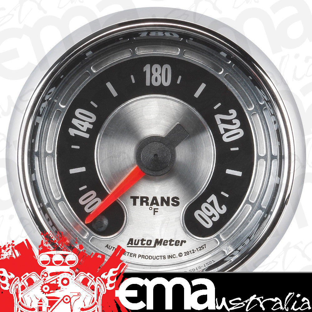 AutoMeter AU1257 American Muscle 2-1/16" Trans Temp Gauge Elec. 100-260¶øF