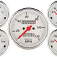 AutoMeter AU1300 Arctic White Gauges Mech Speedo Fuel Water Temp Oil Pres Volts