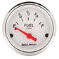 AutoMeter AU1318 Arctic White Fuel Level Gauge 2-1/16" Short Sweep Elec Gm 0 OHMS Empty/30 OHMS Full