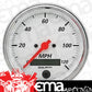 AutoMeter AU1380 Arctic White 3-3/8" Elec In-Dash Speedo 120 MPH