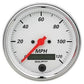 AutoMeter AU1380 Arctic White 3-3/8" Elec In-Dash Speedo 120 MPH