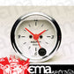 AutoMeter AU1385 Arctic White 2-1/16" Elec Clock Quartz Movement