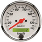 AutoMeter 1388-M 3-1/8" SPEEDOMETER, 0-190 KPH, ARCTIC WHITE