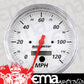 AutoMeter AU1389 Arctic White 5" Elec Programmable In-Dash Speedo 120 MPH
