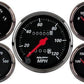 AutoMeter AU1400 Designer Black Gauge Kit Mech Speedo Fuel Water Temp Oil Volts