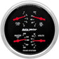 AutoMeter AU1410 Quad Gauge Analog Designer Black Fuel Level Volts Oil Pressure Water Temperature 5 In.